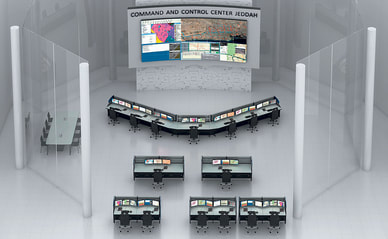 Control-room, Salle de contrôle, PC sécurité, CM+, Knurr Vertiv